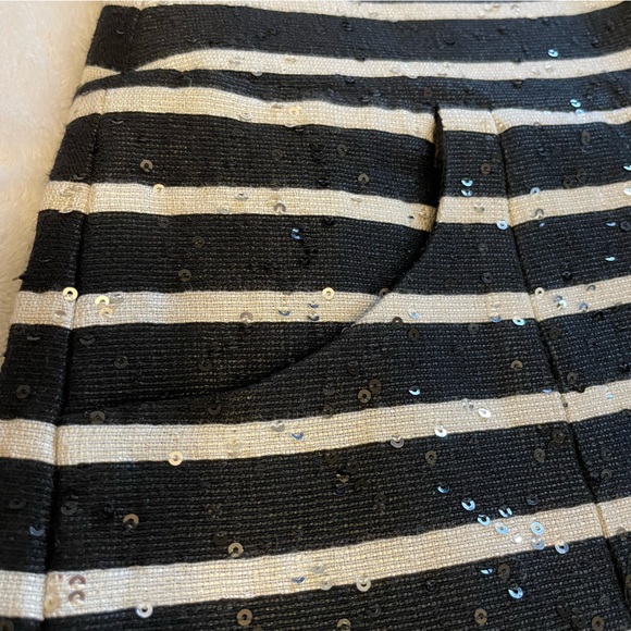 Autumn Adeigbo Lala Sequin Stripe Skirt - Picture 9 of 11